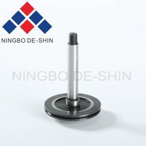 Agie Guide wheel in black diamond L=51mm OD: 32mm Axle: 6mm