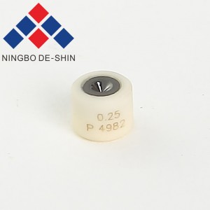 Charmilles C102 ceramic casing nrog dub pob zeb diamond Lower Pob Zeb Diamond Qhia 0.25mm, 100430586, 430.586