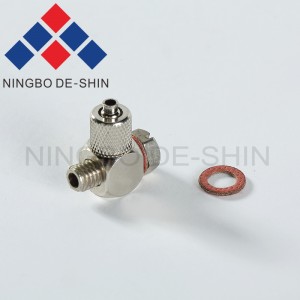 Fanuc Elbow screw joint, connector Ø 4 x M5 A97L-0203-0464 FLSM5, A97L-0203-0464#FCL4M5, A97L-0203-0464/FCL4M5