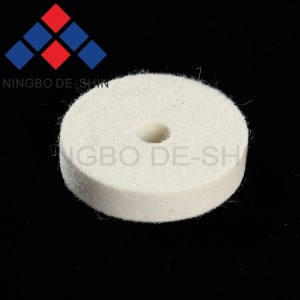 Mitsubishi MV, MP, MX machine Felt pad Ø 50 x Ø 10 x 7 mm X088D534H01, DBJ1900, 136624