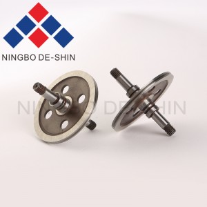 Pulley Guide Ikiziga cyo gukata insinga EDM imashini Cr12, OD: 41.5mm, L: 46mm, Axle dia: 5mm