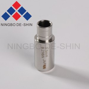 Z140 5.5mm Tube Guide, Pipe Guide in ceramics Type B (OD12*30L)